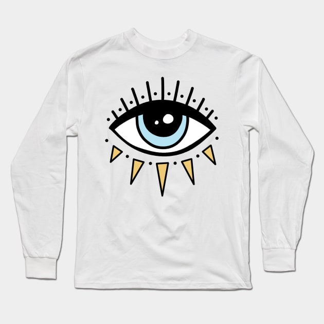 Eye Long Sleeve T-Shirt by valentinahramov